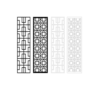 Ferforje Tasarım Proje Desenleri DXF - DWG
